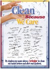Clean Because I Care Infection Prevention Posters